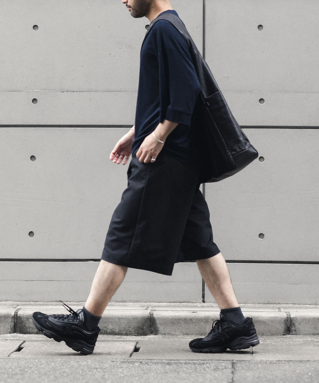 ssstein(シュタイン)のDOUBLE WEAVE COTTON SHORTS - BLACKの公式通販サイトsession福岡セレクトショップ