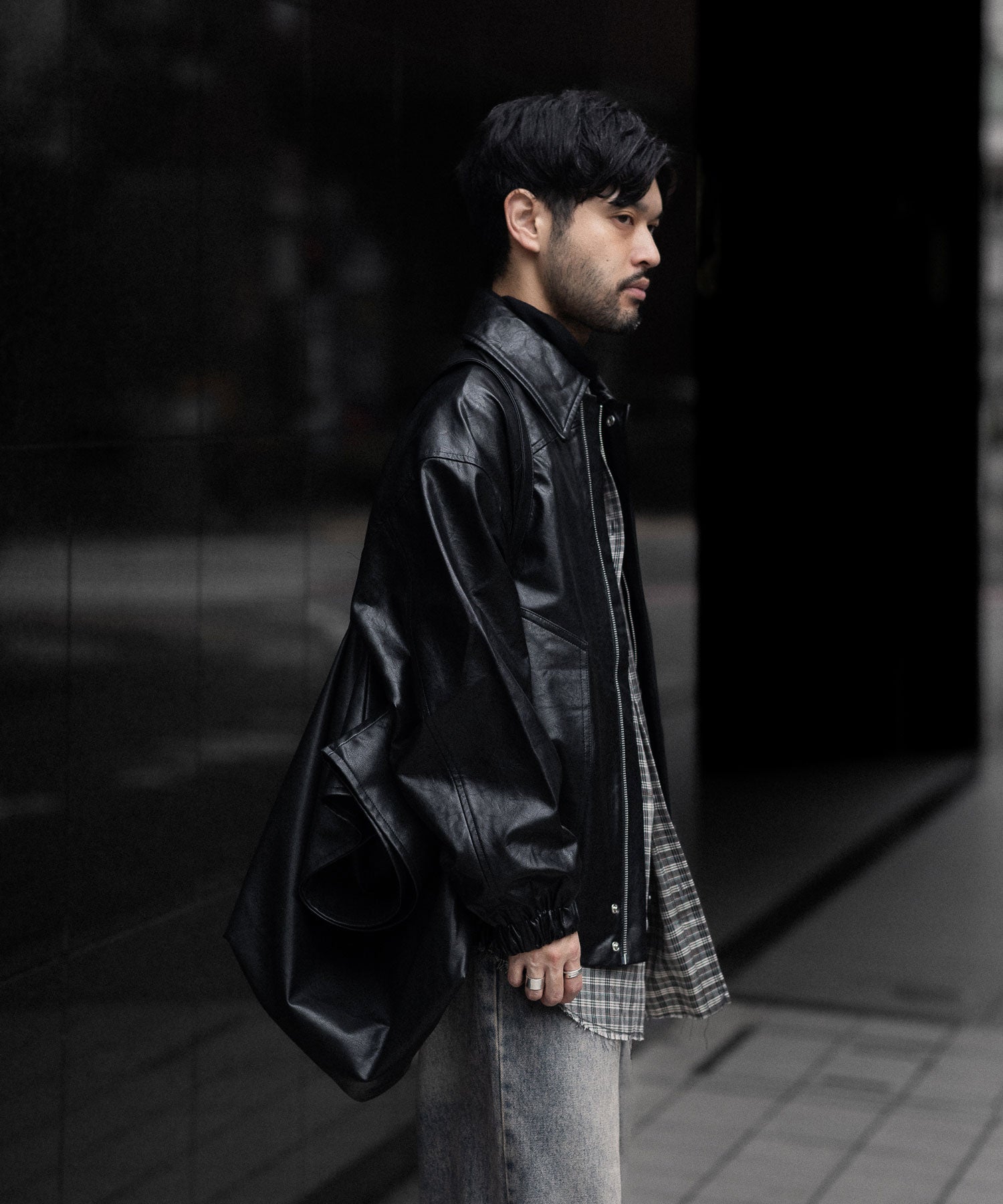 CODA -コーダのBLACK SYNTHETIC LEATHER CLUB JACKETのBLACK公式通販サイトsession福岡セレクトショップ