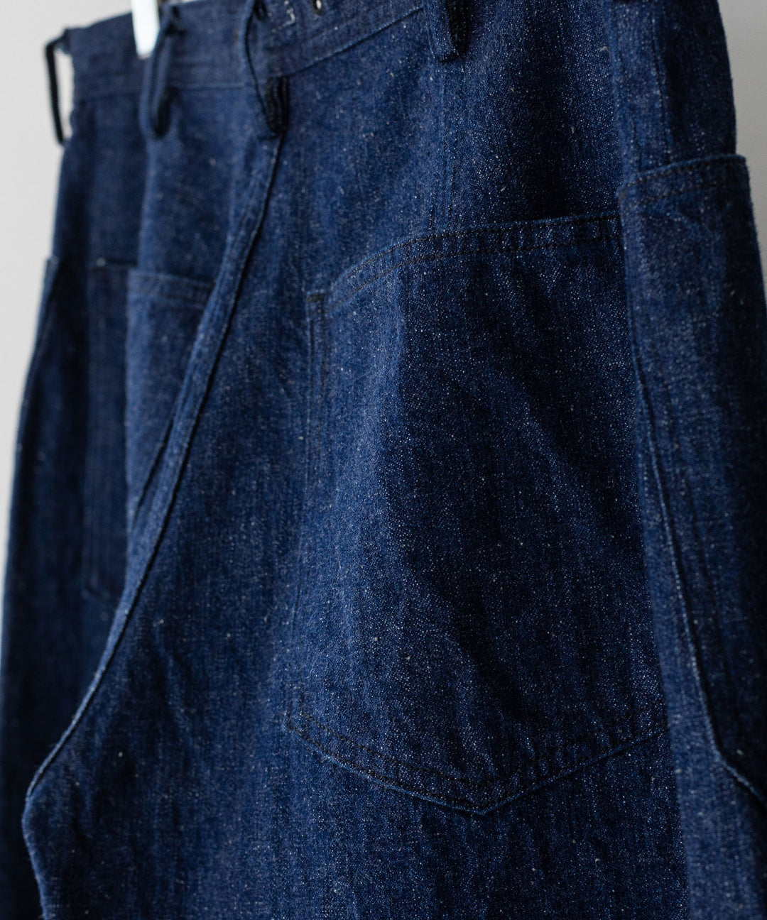 【INTÉRIM】インテリムの巻きパンツ 1940’s WW2 US.NAVY SELVEDGE NEP DENIM TROSER - NEP NAVY