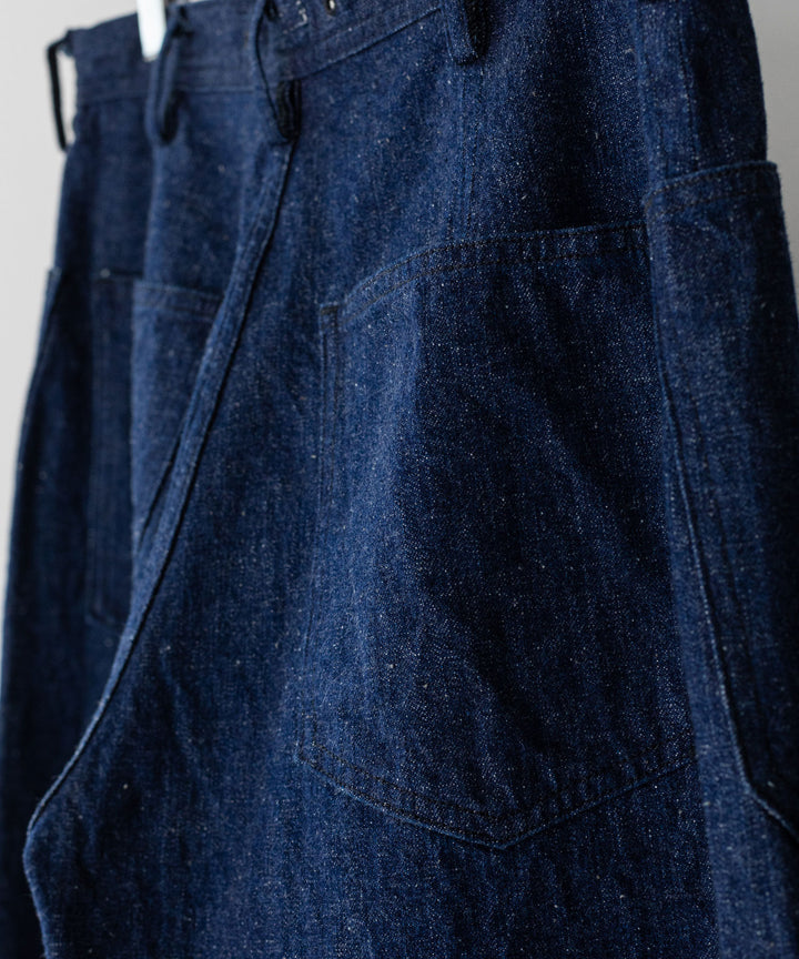 【INTÉRIM】インテリムの巻きパンツ 1940’s WW2 US.NAVY SELVEDGE NEP DENIM TROSER - NEP NAVY