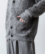画像をギャラリービューアに読み込む, ssstein(シュタイン)のKID MOHAIR KNIT V NECK CARDIGAN - GREYの公式通販サイトsession福岡セレクトショップ
