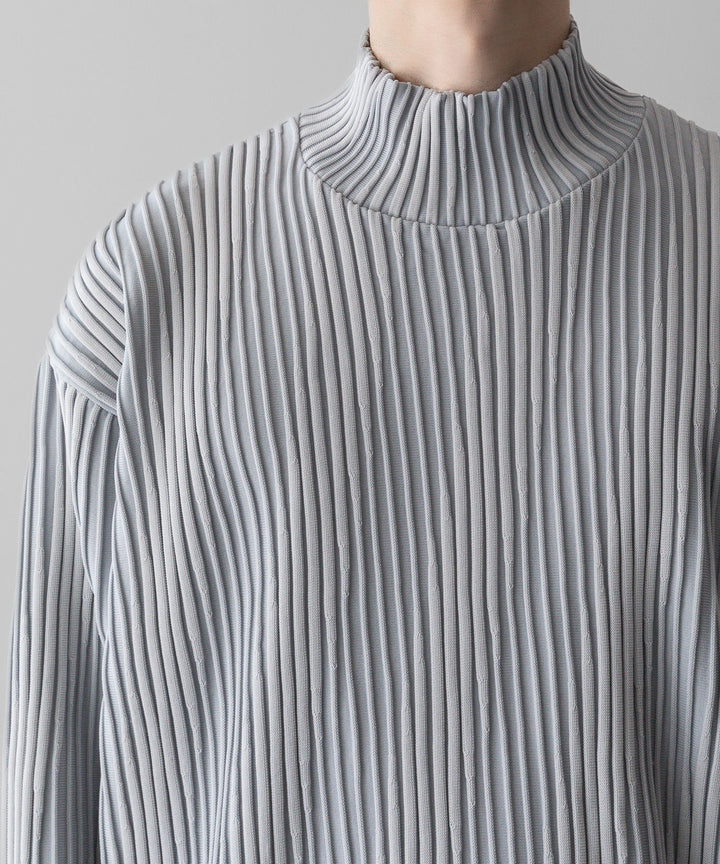 ssstein(シュタイン)のOBLIQUE PATTERNED KNIT LSのGREY公式通販サイトsession福岡セレクトショップ
