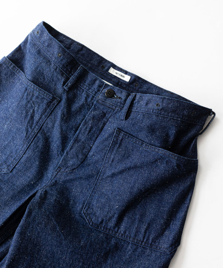 【INTÉRIM】インテリムの巻きパンツ 1940’s WW2 US.NAVY SELVEDGE NEP DENIM TROSER - NEP NAVY