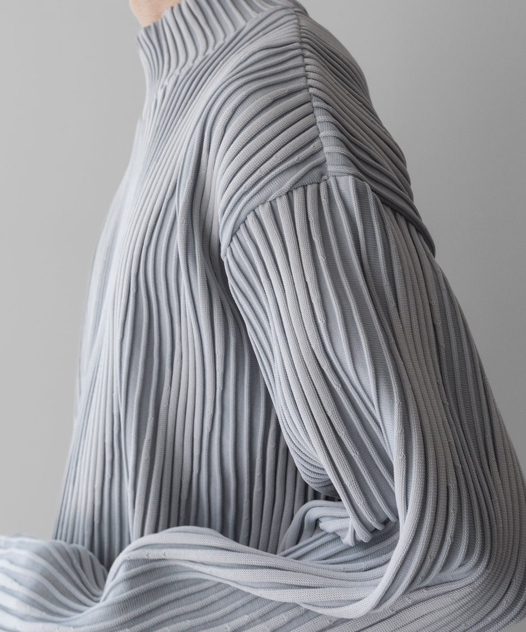 ssstein(シュタイン)のOBLIQUE PATTERNED KNIT LSのGREY公式通販サイトsession福岡セレクトショップ