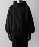 画像をギャラリービューアに読み込む, ssstein(シュタイン)のUNTWISTED YARN FADE SWEAT HOOD LS - BLACKの公式通販サイトsession福岡セレクトショップ
