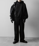 画像をギャラリービューアに読み込む, ssstein(シュタイン)のTWIST SEAM WIDE EASY TROUSERS - BLACKの公式通販サイトsession福岡セレクトショップ
