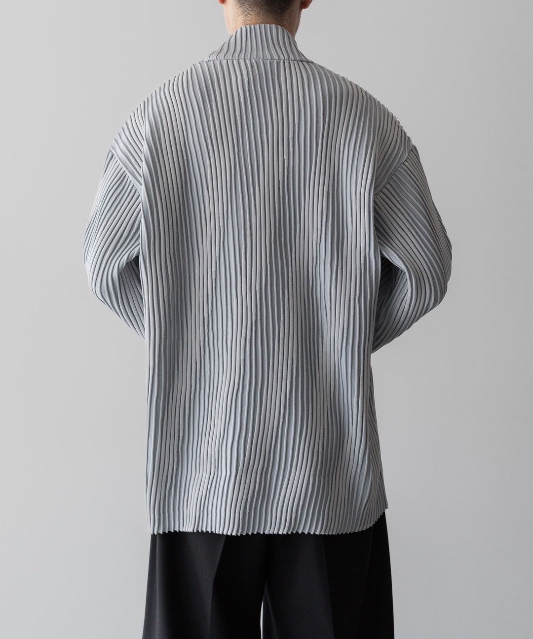 ssstein(シュタイン)のOBLIQUE PATTERNED KNIT LSのGREY公式通販サイトsession福岡セレクトショップ
