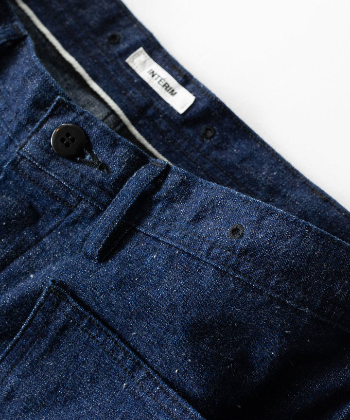 【INTÉRIM】インテリムの巻きパンツ 1940’s WW2 US.NAVY SELVEDGE NEP DENIM TROSER - NEP NAVY