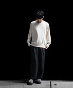 画像をギャラリービューアに読み込む, ssstein(シュタイン)のORGANIC COTTON KNIT CREW NECK LS - IVORYの公式通販サイトsession福岡セレクトショップ
