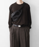 画像をギャラリービューアに読み込む, ssstein(シュタイン)のORGANIC COTTON KNIT CREW NECK LS - DARK BROWNの公式通販サイトsession福岡セレクトショップ
