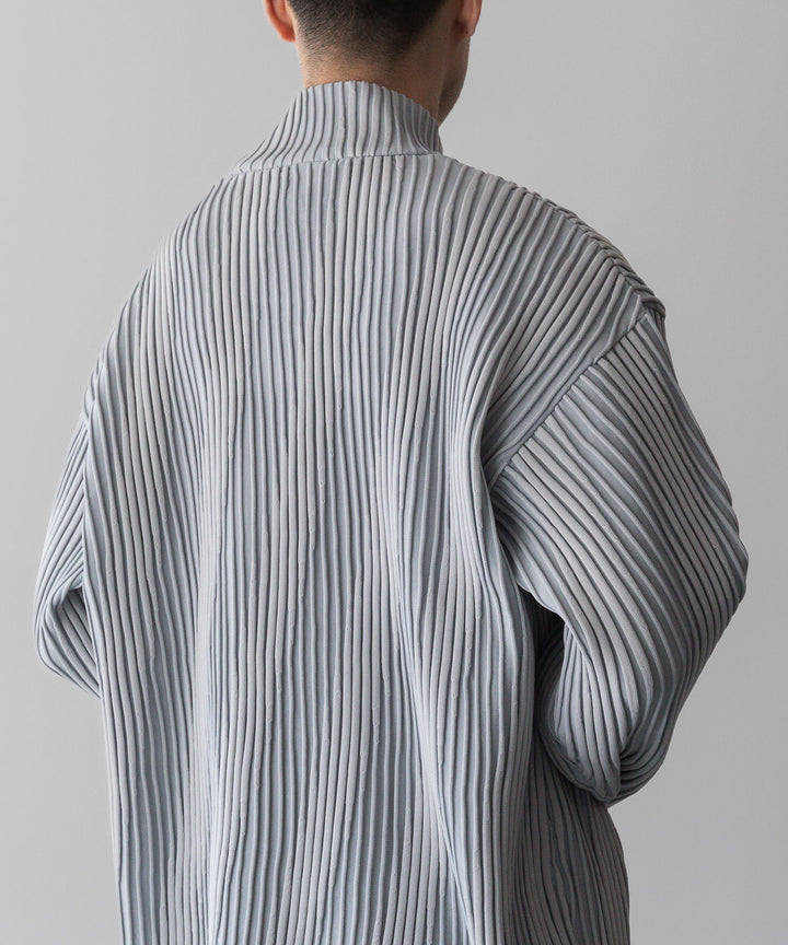 ssstein(シュタイン)のOBLIQUE PATTERNED KNIT LSのGREY公式通販サイトsession福岡セレクトショップ