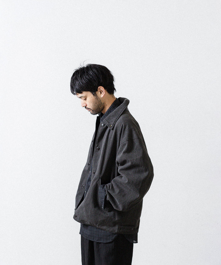 phebus フィーバスのSUMIZOME COACH JACKETのCHARCOAL 公式通販サイトsession福岡セレクトショップ