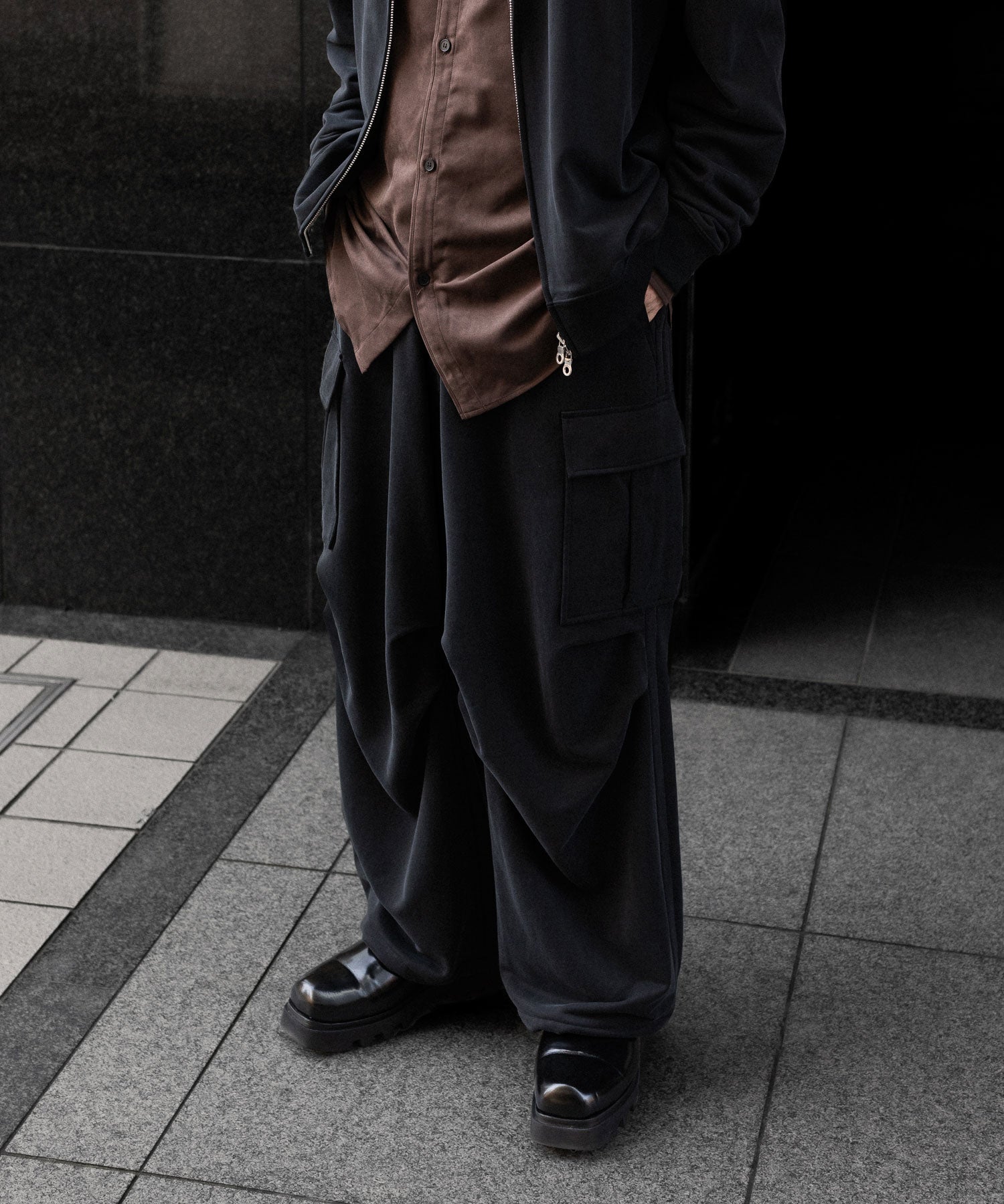 KANEMASA PHIL. カネマサフィル 28G CUPRO OVER CARGO PANTSのBLACK 公式通販サイトsession福岡セレクトショップ