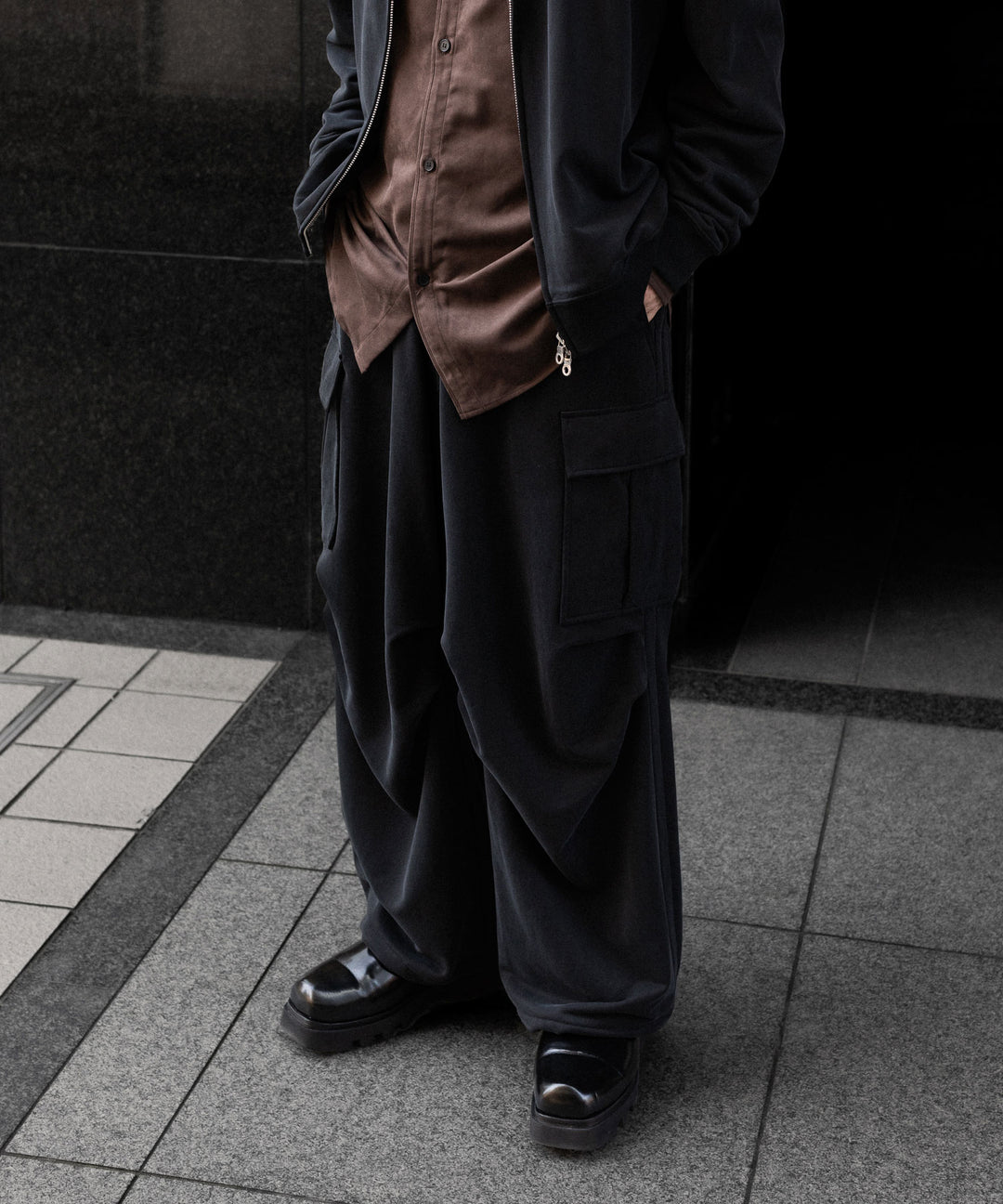 KANEMASA PHIL. カネマサフィル 28G CUPRO OVER CARGO PANTSのBLACK 公式通販サイトsession福岡セレクトショップ