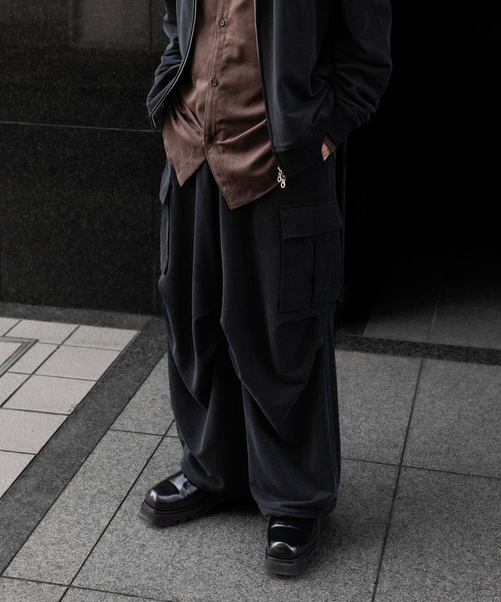 KANEMASA PHIL. カネマサフィル 28G CUPRO OVER CARGO PANTSのBLACK 公式通販サイトsession福岡セレクトショップ