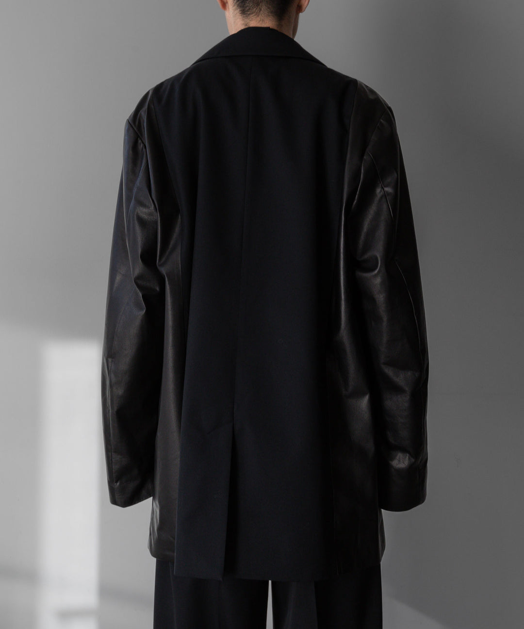 stein(シュタイン)の24SSコレクションCONTRUST PEAK LAPELS JACKETのBLACK sessionセッション福岡セレクトショップ 公式通販サイト