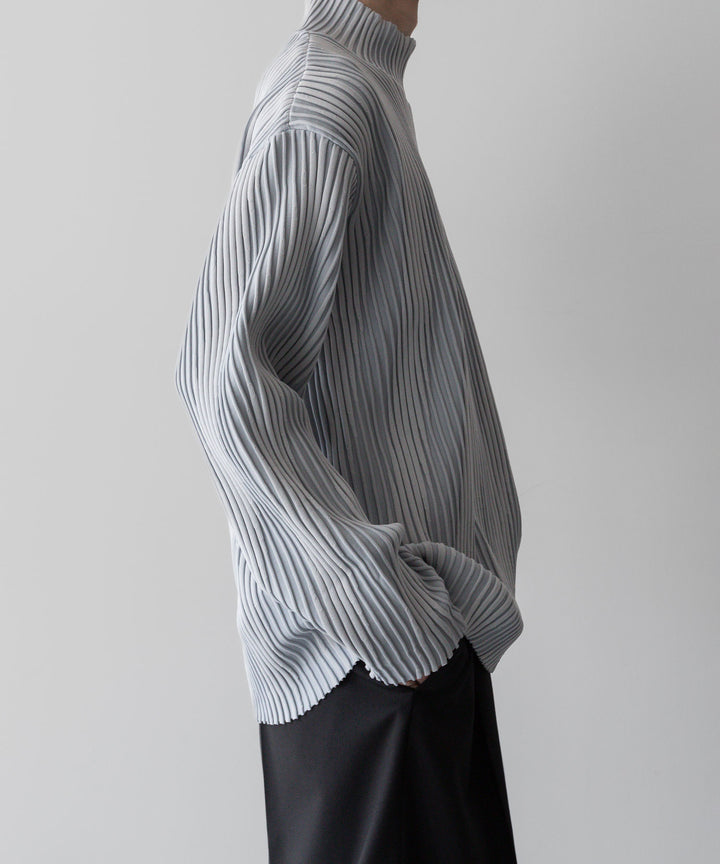 ssstein(シュタイン)のOBLIQUE PATTERNED KNIT LSのGREY公式通販サイトsession福岡セレクトショップ