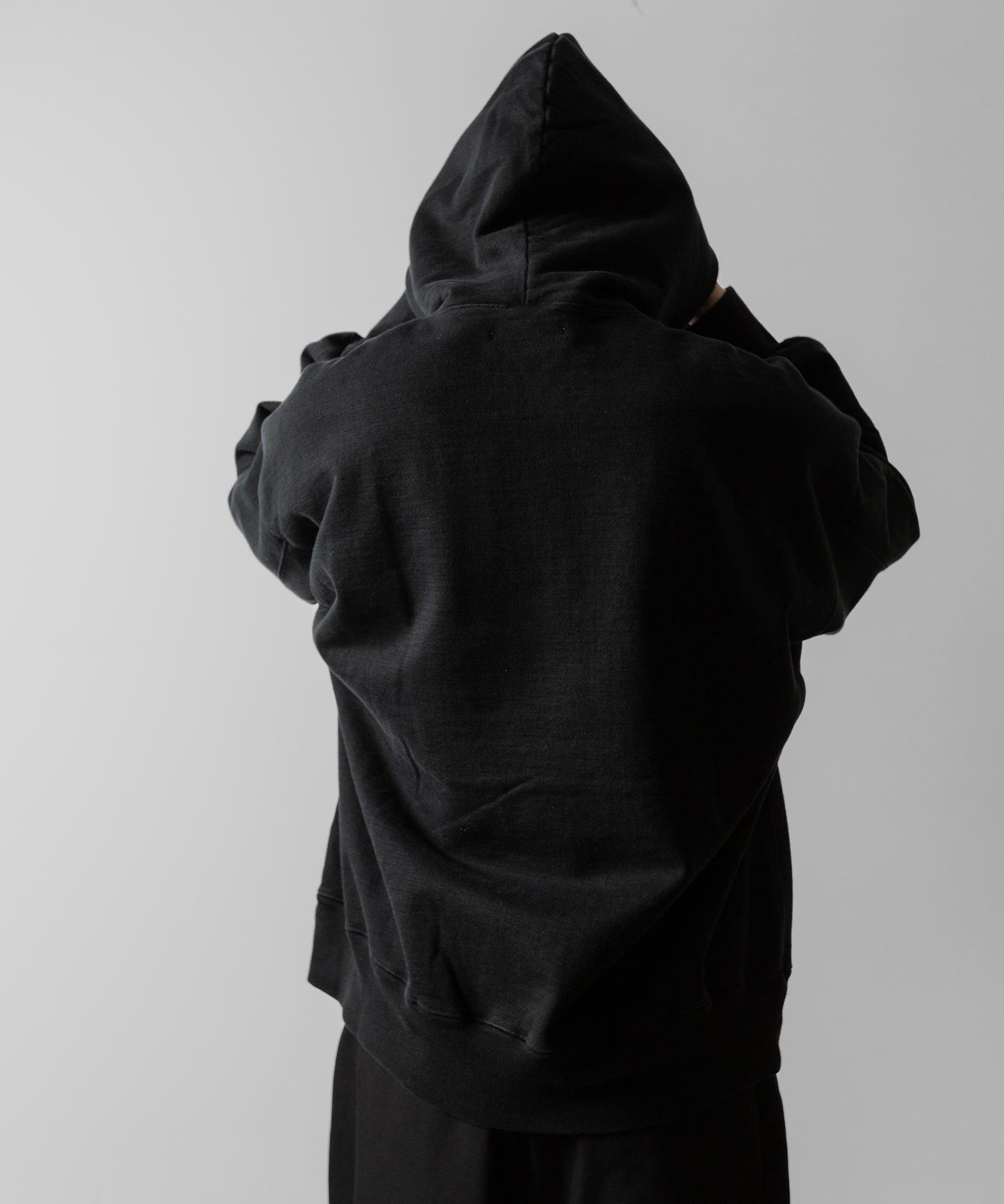 ssstein(シュタイン)のUNTWISTED YARN FADE SWEAT HOOD LS - BLACKの公式通販サイトsession福岡セレクトショップ