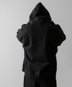 画像をギャラリービューアに読み込む, ssstein(シュタイン)のUNTWISTED YARN FADE SWEAT HOOD LS - BLACKの公式通販サイトsession福岡セレクトショップ
