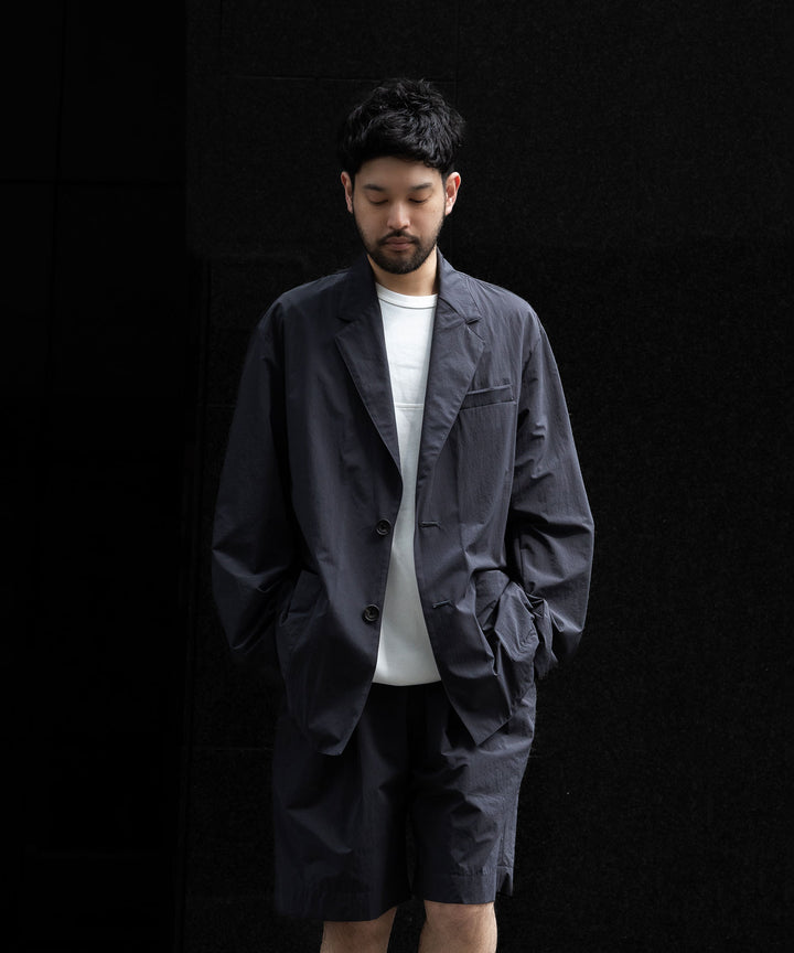 【stein】WINDPROOF NYLON EASY JACKET - DARK GREY KHAKI