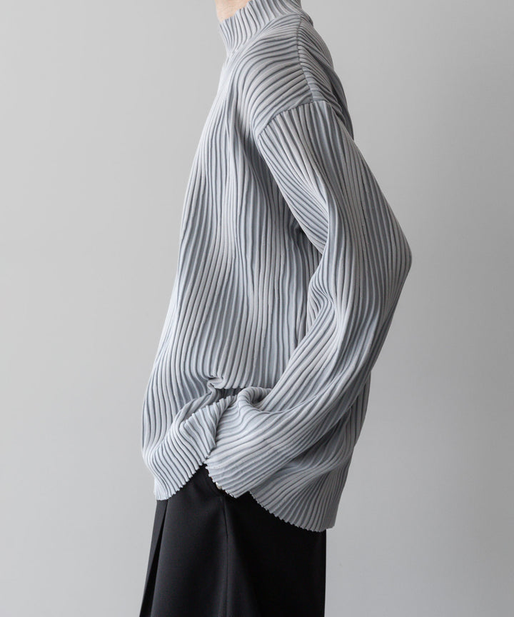 ssstein(シュタイン)のOBLIQUE PATTERNED KNIT LSのGREY公式通販サイトsession福岡セレクトショップ