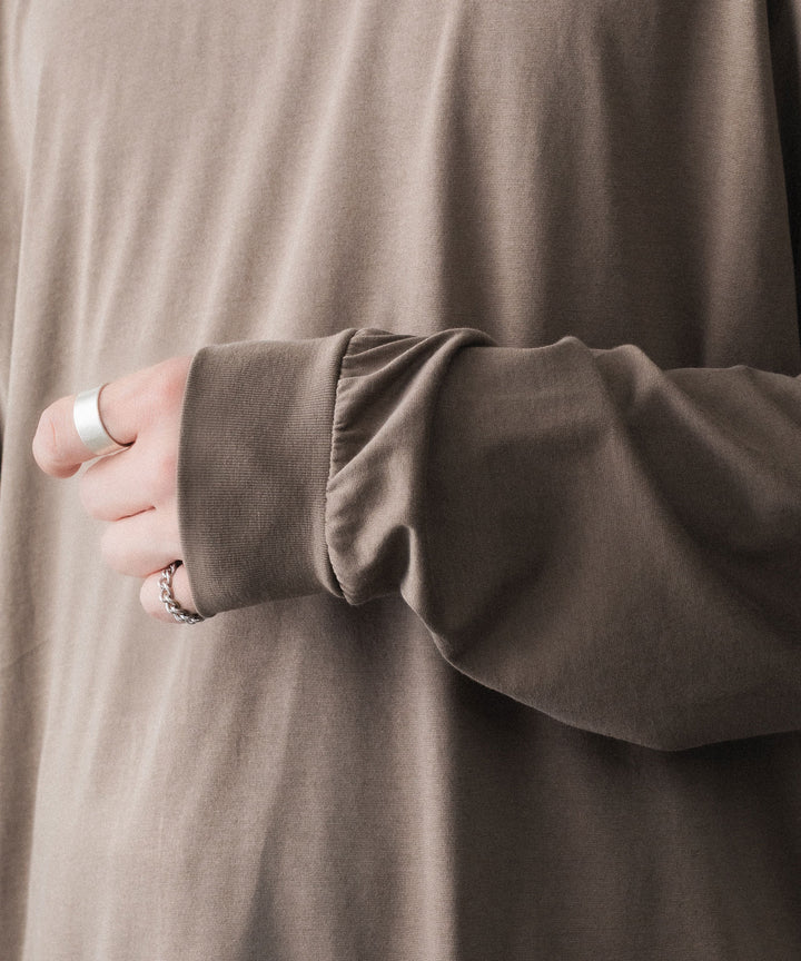 ssstein(シュタイン)のSUVIN COTTON BASIC LS TEE - KHAKIの公式通販サイトsession福岡セレクトショップ