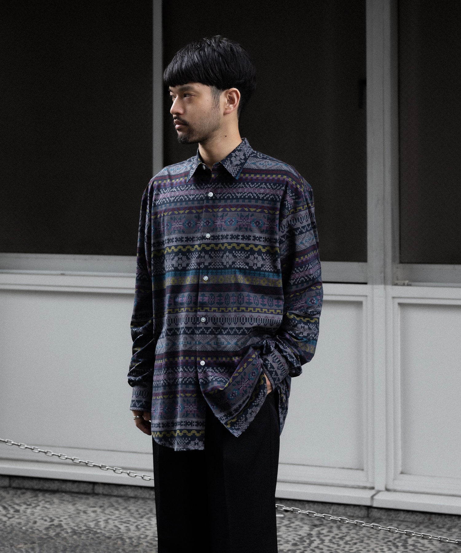 KANEMASA PHIL.-カネマサフィル36G MODEST PRINT SHIRTのPRINT公式通販サイトsession福岡セレクトショップ 