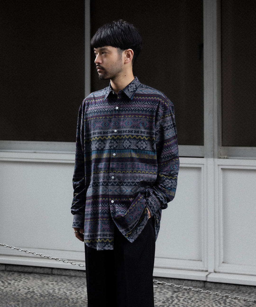KANEMASA PHIL.-カネマサフィル36G MODEST PRINT SHIRTのPRINT公式通販サイトsession福岡セレクトショップ 