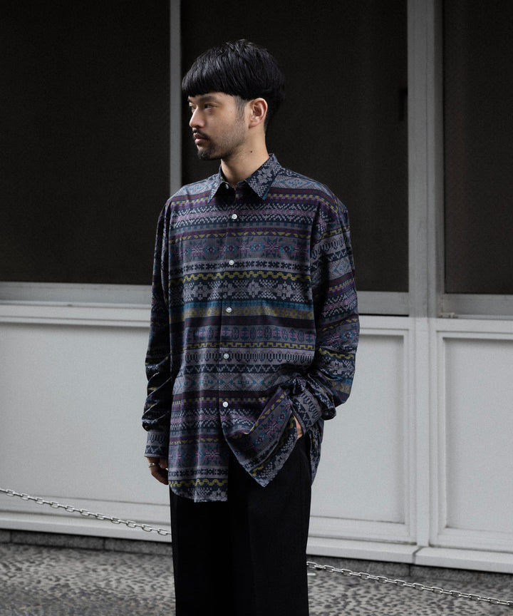 KANEMASA PHIL.-カネマサフィル36G MODEST PRINT SHIRTのPRINT公式通販サイトsession福岡セレクトショップ 