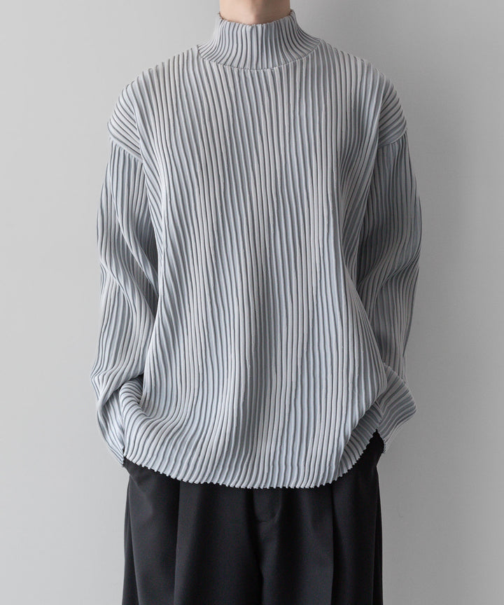 ssstein(シュタイン)のOBLIQUE PATTERNED KNIT LSのGREY公式通販サイトsession福岡セレクトショップ