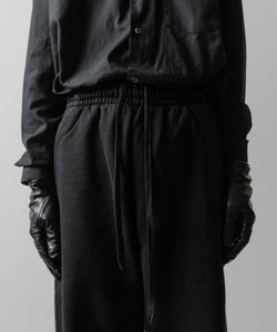 ssstein(シュタイン)のUNTWISTED YARN FADE SWEAT TWIST SEAM PANTS - BLACKの公式通販サイトsession福岡セレクトショップ