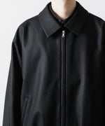 画像をギャラリービューアに読み込む, ssstein(シュタイン)のMELTON OVERSIZED ZIP JACKET - BLACKの公式通販サイトsession福岡セレクトショップ
