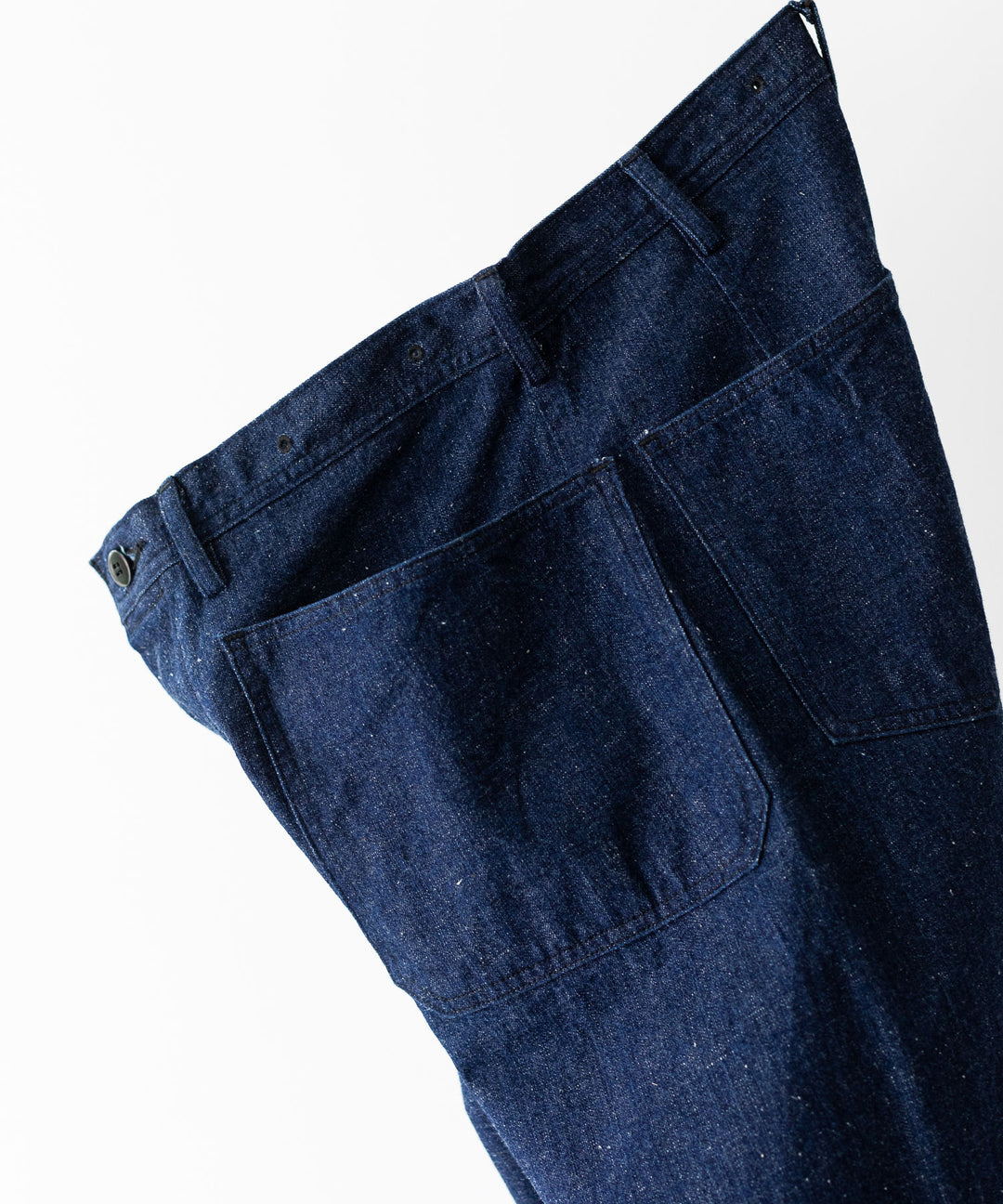 【INTÉRIM】インテリムの巻きパンツ 1940’s WW2 US.NAVY SELVEDGE NEP DENIM TROSER - NEP NAVY