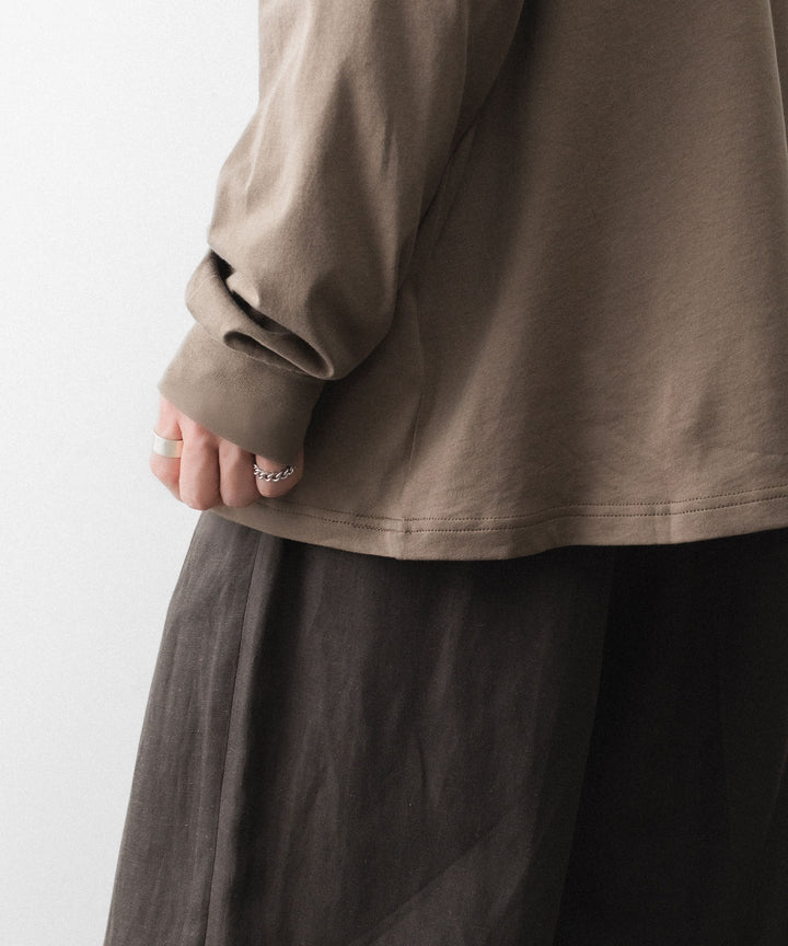 ssstein(シュタイン)のSUVIN COTTON BASIC LS TEE - KHAKIの公式通販サイトsession福岡セレクトショップ