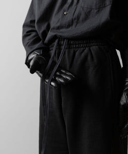 ssstein(シュタイン)のUNTWISTED YARN FADE SWEAT TWIST SEAM PANTS - BLACKの公式通販サイトsession福岡セレクトショップ