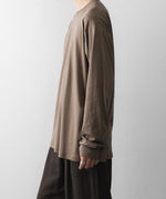 画像をギャラリービューアに読み込む, ssstein(シュタイン)のSUVIN COTTON BASIC LS TEE - KHAKIの公式通販サイトsession福岡セレクトショップ
