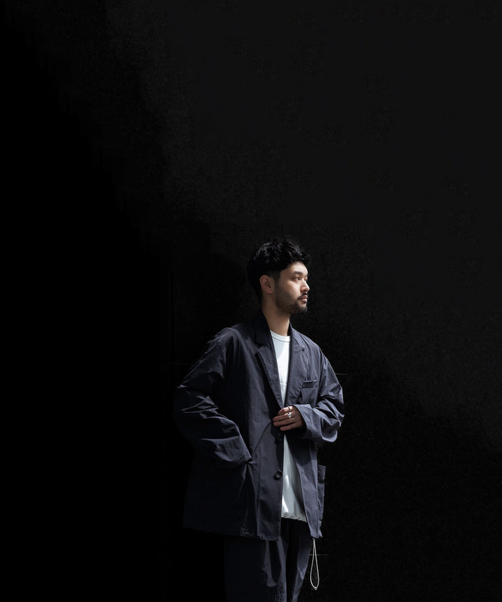 【stein】ssstein シュタインのWINDPROOF NYLON EASY JACKETのDARK GREY KHAKI 公式通販サイトsession福岡セレクトショップ