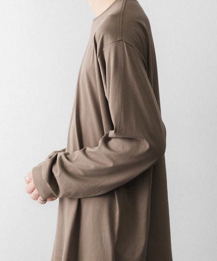 ssstein(シュタイン)のSUVIN COTTON BASIC LS TEE - KHAKIの公式通販サイトsession福岡セレクトショップ