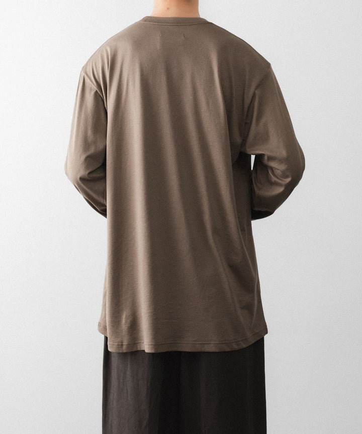 ssstein(シュタイン)のSUVIN COTTON BASIC LS TEE - KHAKIの公式通販サイトsession福岡セレクトショップ