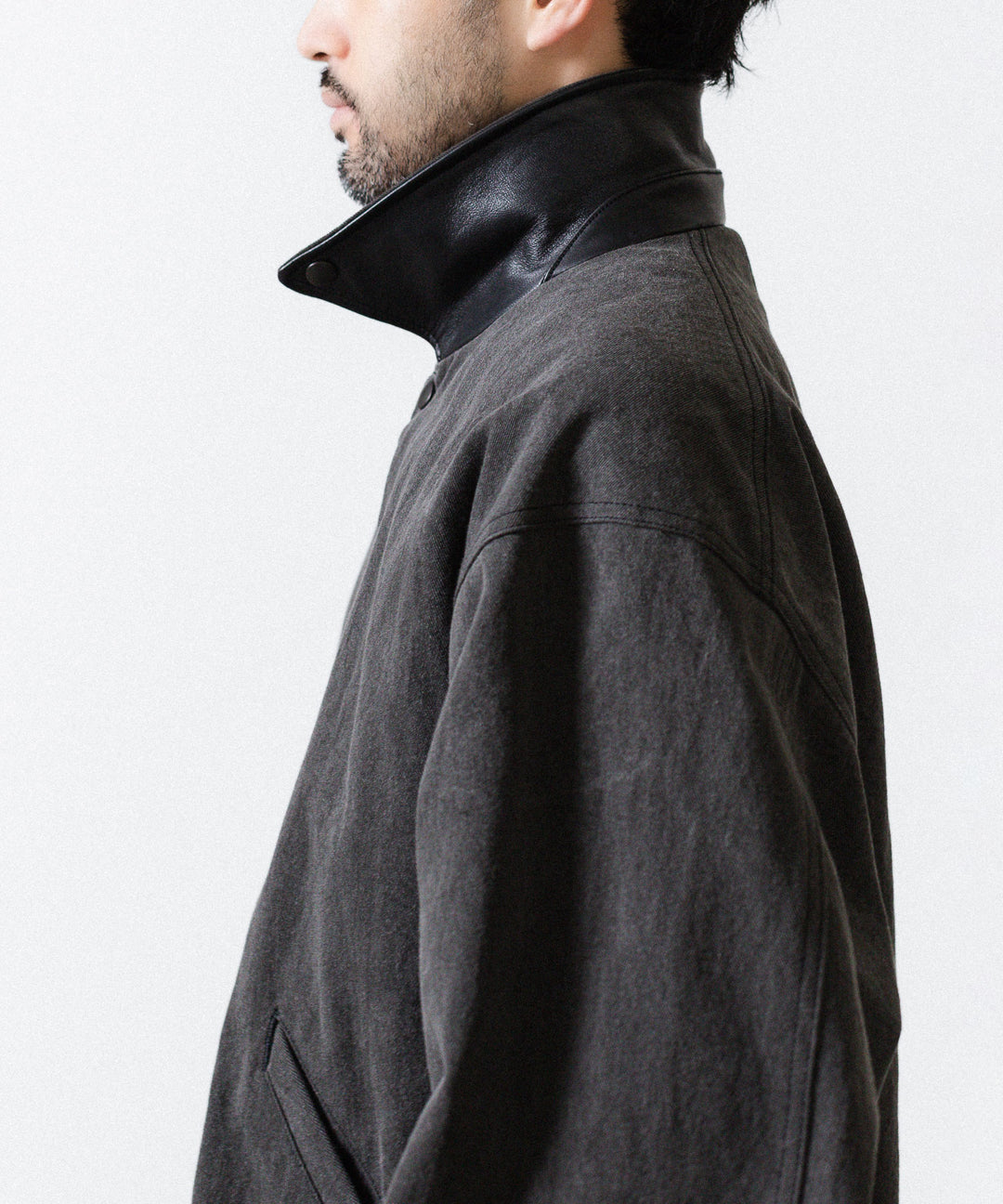 phebus フィーバスのSUMIZOME COACH JACKETのCHARCOAL 公式通販サイトsession福岡セレクトショップ