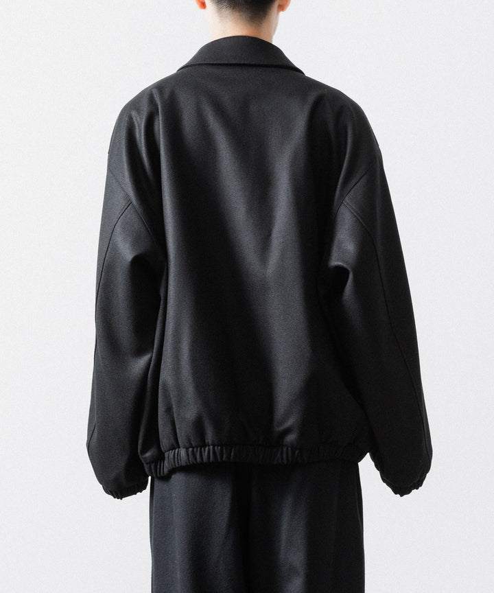 ssstein(シュタイン)のMELTON OVERSIZED ZIP JACKET - BLACKの公式通販サイトsession福岡セレクトショップ