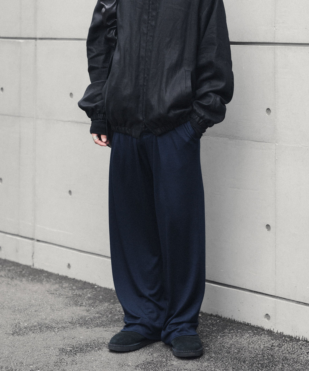 【 WWW 】WIDE PANTS - NAVY