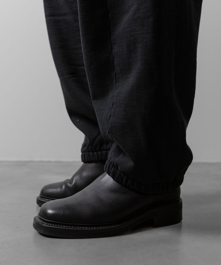 ssstein(シュタイン)のUNTWISTED YARN FADE SWEAT TWIST SEAM PANTS - BLACKの公式通販サイトsession福岡セレクトショップ
