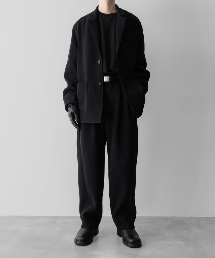 ssstein(シュタイン)のGRADATION PLEATS TWIST SEAM WIDE TROUSERS - BLACKの公式通販サイトsession福岡セレクトショップ