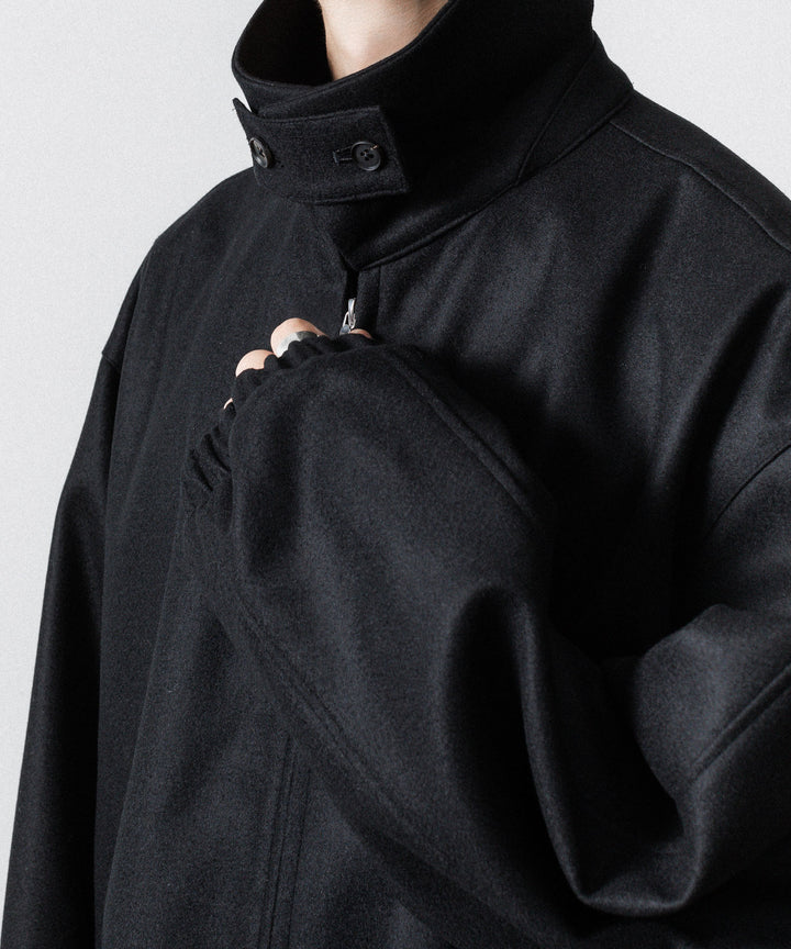 ssstein(シュタイン)のMELTON OVERSIZED ZIP JACKET - BLACKの公式通販サイトsession福岡セレクトショップ