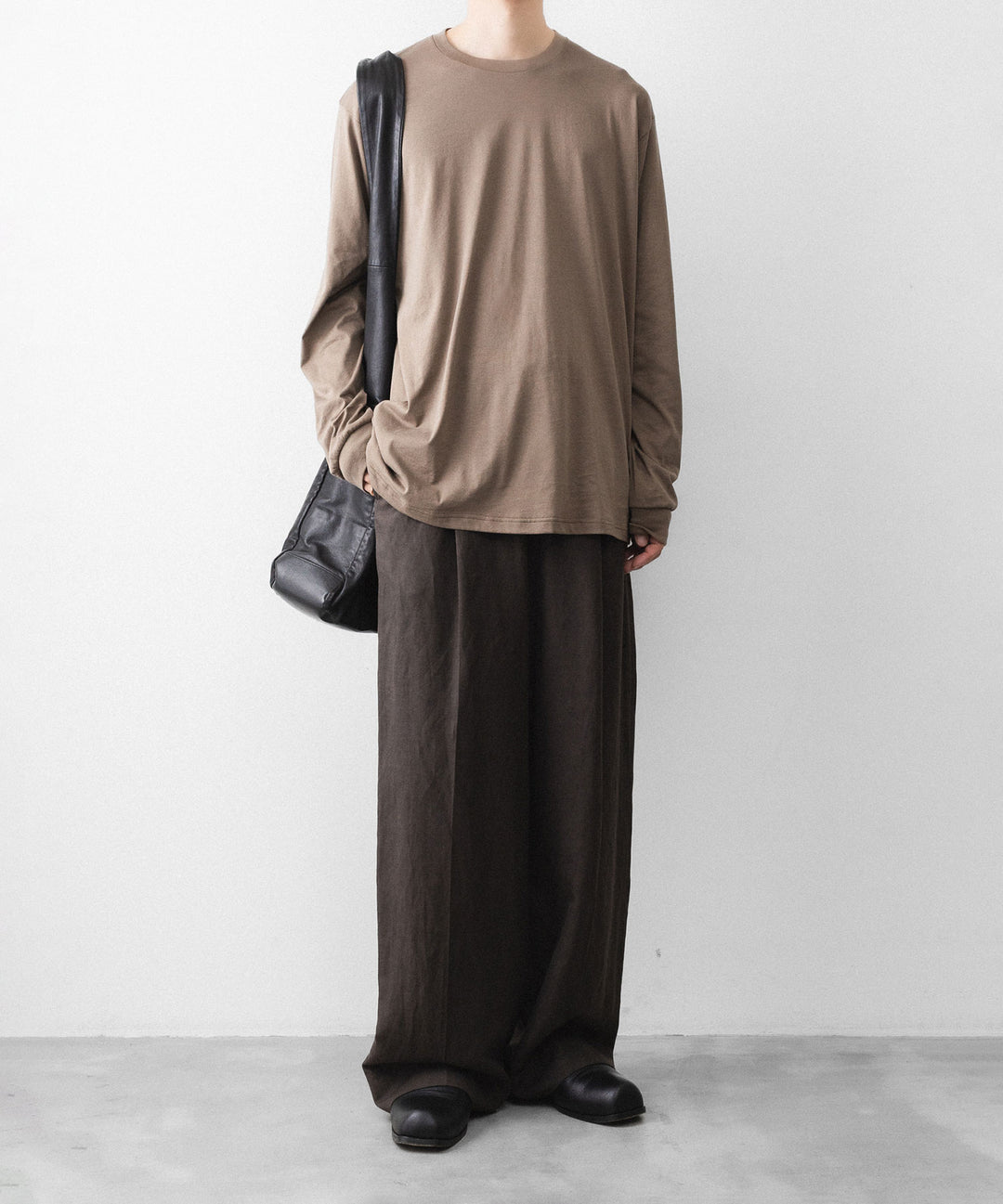 ssstein(シュタイン)のSUVIN COTTON BASIC LS TEE - KHAKIの公式通販サイトsession福岡セレクトショップ