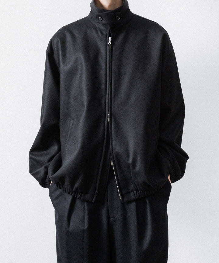 ssstein(シュタイン)のMELTON OVERSIZED ZIP JACKET - BLACKの公式通販サイトsession福岡セレクトショップ