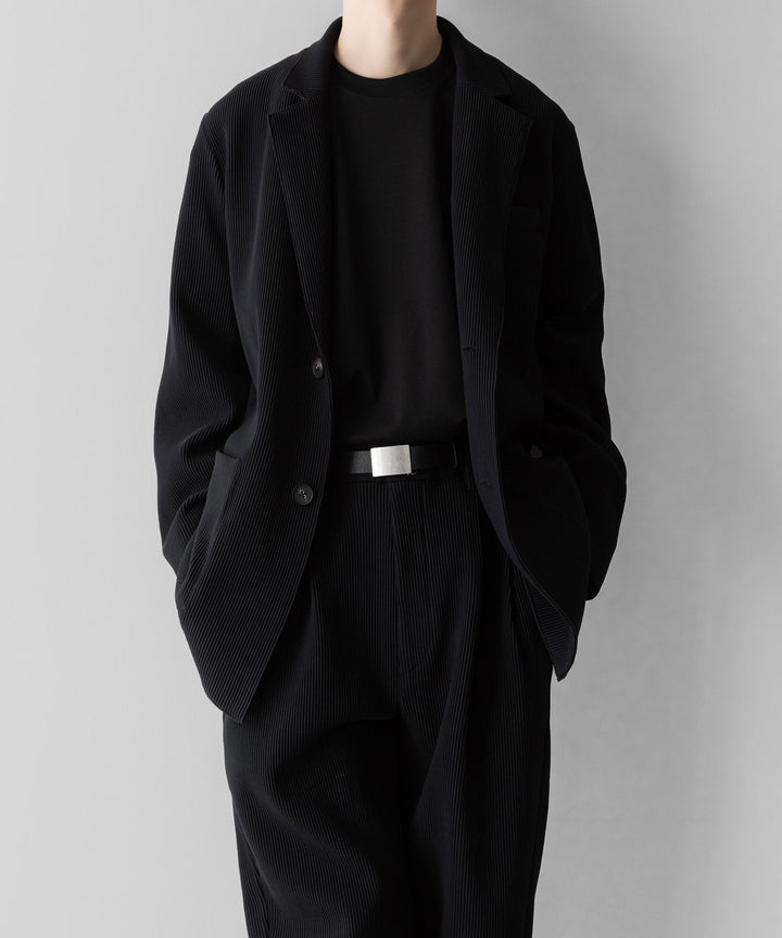 ssstein(シュタイン)のGRADATION PLEATS SINGLE BREASTED JACKET - BLACKの公式通販サイトsession福岡セレクトショップ