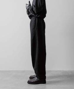 ssstein(シュタイン)のUNTWISTED YARN FADE SWEAT TWIST SEAM PANTS - BLACKの公式通販サイトsession福岡セレクトショップ