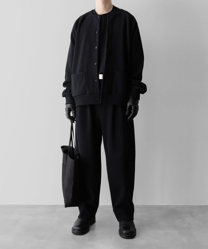 ssstein(シュタイン)のGRADATION PLEATS TWIST SEAM WIDE TROUSERS - BLACKの公式通販サイトsession福岡セレクトショップ